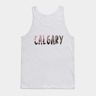 Calgary City Skyline Tank Top